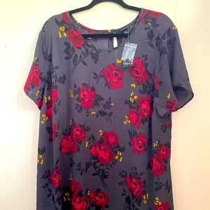 NEW Torrid Tunic Shirt with Tie in Back